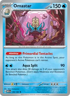 Omastar — 151 #139, 2023. Illustrated by Akira Komayama.