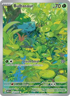 Bulbasaur — 151 #166, 2023. Illustrated by Yoriyuki Ikegami.