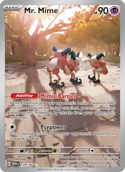 Mr. Mime — 151 #179, 2023. Illustrated by OKACHEKE.