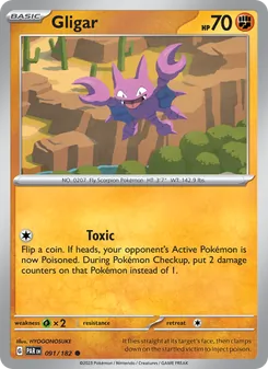 Gligar — Paradox Rift #091, 2023. Illustrated by HYOGONOSUKE.