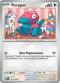 Porygon — Paradox Rift #142, 2023. Illustrated by Taiga Kayama.