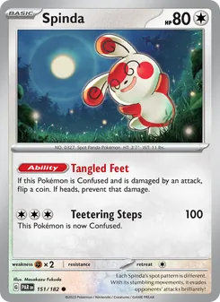 Spinda — Paradox Rift #151, 2023. Illustrated by Masakazu Fukuda.