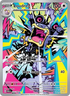 Loudred — Paradox Rift #212, 2023. Illustrated by NC Empire.