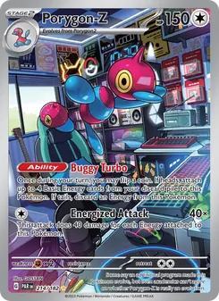Porygon-Z — Paradox Rift #214, 2023. Illustrated by GOSSAN.