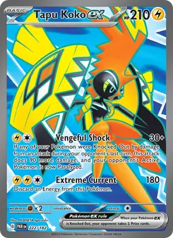 Tapu Koko ex — Paradox Rift #222, 2023. Illustrated by PLANETA Igarashi.