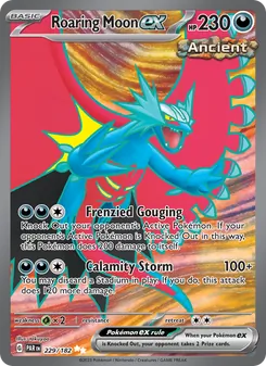 Roaring Moon ex — Paradox Rift #229, 2023. Illustrated by takuyoa.