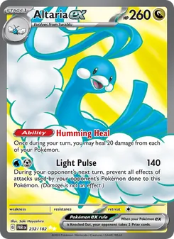 Altaria ex — Paradox Rift #232, 2023. Illustrated by Saki Hayashiro.