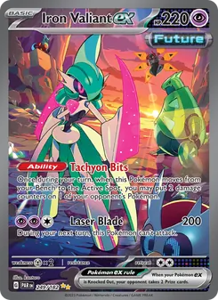 Iron Valiant ex — Paradox Rift #249, 2023. Illustrated by kantaro.