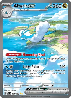 Altaria ex — Paradox Rift #253, 2023. Illustrated by Jiro Sasumo.