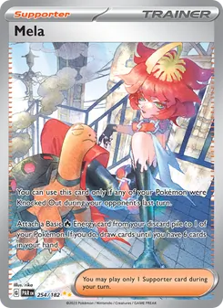Mela — Paradox Rift #254, 2023. Illustrated by rika.