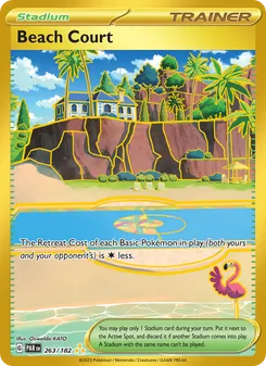 Beach Court — Paradox Rift #263, 2023. Illustrated by Oswaldo KATO.