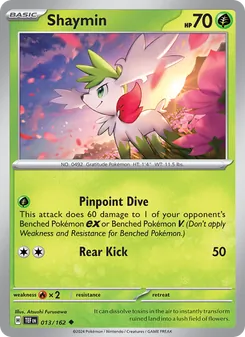 Shaymin — Temporal Forces #013, 2024. Illustrated by Atsushi Furusawa.
