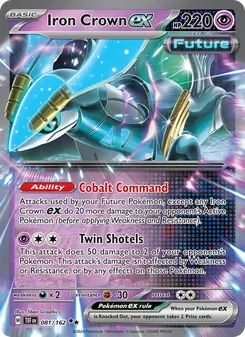 Iron Crown ex — Temporal Forces #081, 2024. Illustrated by 5ban Graphics.