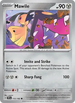 Mawile — Temporal Forces #112, 2024. Illustrated by aspara.