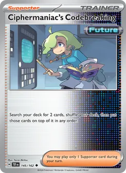 Ciphermaniac's Codebreaking — Temporal Forces #145, 2024. Illustrated by Taira Akitsu.