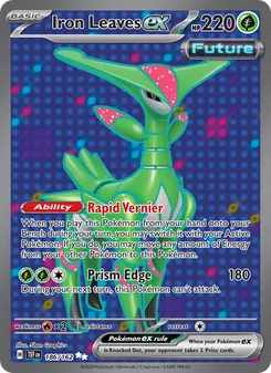 Iron Leaves ex — Temporal Forces #186, 2024. Illustrated by 5ban Graphics.