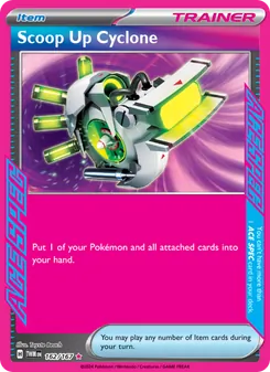 Scoop Up Cyclone — Twilight Masquerade #162, 2024. Illustrated by Toyste Beach.