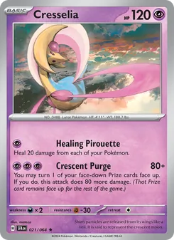 Cresselia — Shrouded Fable #021, 2024. Illustrated by matazo.