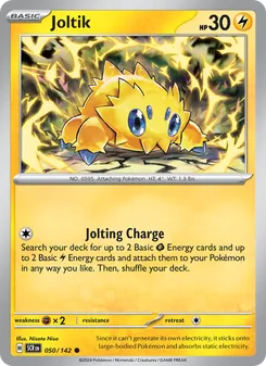 Joltik — Stellar Crown #050, 2024. Illustrated by Nisota Niso.