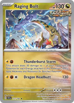 Raging Bolt — Stellar Crown #111, 2024. Illustrated by kodama.