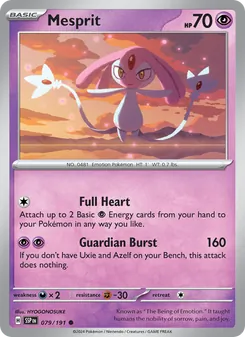 Mesprit — Surging Sparks #079, 2024. Illustrated by HYOGONOSUKE.