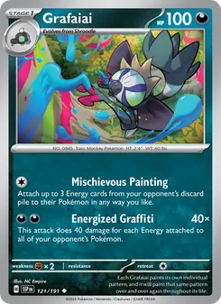 Grafaiai — Surging Sparks #121, 2024. Illustrated by NC Empire.
