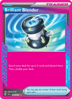 Brilliant Blender — Surging Sparks #164, 2024. Illustrated by Toyste Beach.