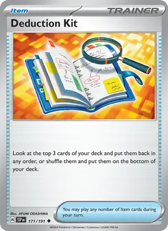 Deduction Kit — Surging Sparks #171, 2024. Illustrated by AYUMI ODASHIMA.