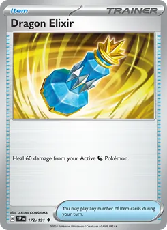 Dragon Elixir — Surging Sparks #172, 2024. Illustrated by AYUMI ODASHIMA.