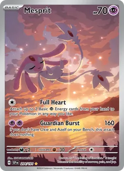 Mesprit — Surging Sparks #204, 2024. Illustrated by HYOGONOSUKE.