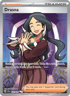 Drasna — Surging Sparks #231, 2024. Illustrated by Hideki Ishikawa.