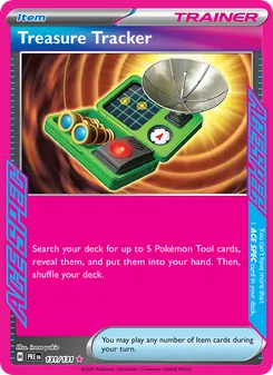 Treasure Tracker — Prismatic Evolutions #131, 2025. Illustrated by inose yukie.
