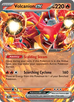 Volcanion ex — Journey Together #031, 2025. Illustrated by 5ban Graphics.