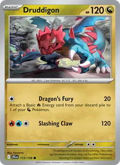 Druddigon — Journey Together #115, 2025. Illustrated by kawayoo.