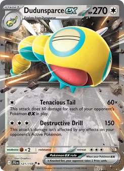 Dudunsparce ex — Journey Together #121, 2025. Illustrated by 5ban Graphics.