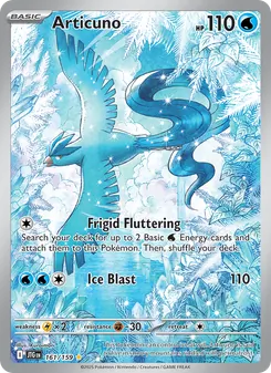 Articuno — Journey Together #161, 2025. Illustrated by Kuroimori.
