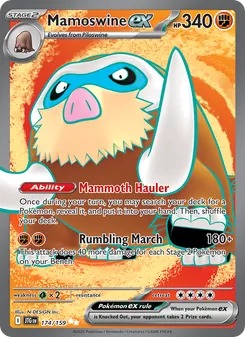 Mamoswine ex — Journey Together #174, 2025. Illustrated by N-DESIGN Inc..