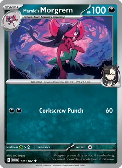 Marnie's Morgrem — Destined Rivals #135, 2025. Illustrated by NC Empire.
