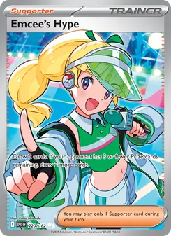 Emcee's Hype — Destined Rivals #220, 2025. Illustrated by Cona Nitanda.