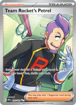 Team Rocket's Petrel — Destined Rivals #226, 2025. Illustrated by GOSSAN.