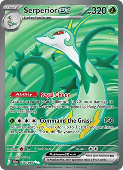 Serperior ex — Black Bolt #156, 2025. Illustrated by N-DESIGN Inc..