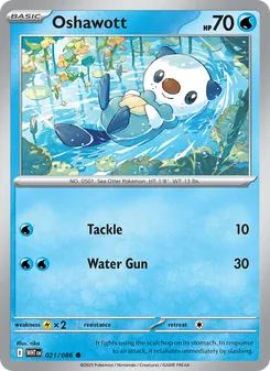 Oshawott — White Flare #021, 2025. Illustrated by rika.