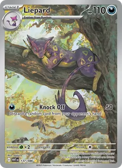 Liepard — White Flare #137, 2025. Illustrated by matazo.