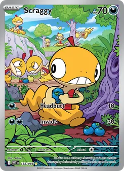 Scraggy — White Flare #138, 2025. Illustrated by Nelnal.