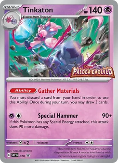 Tinkaton — SVP Black Star Promos #020, 2023. Illustrated by Anesaki Dynamic.