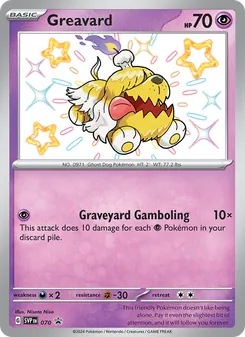 Greavard — SVP Black Star Promos #070, 2023. Illustrated by Nisota Niso.