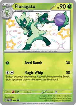Floragato — SVP Black Star Promos #077, 2023. Illustrated by GIDORA.