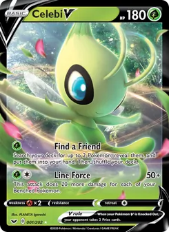 Celebi V — Sword & Shield #1, 2020. Illustrated by PLANETA Igarashi.