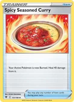 Spicy Seasoned Curry — Astral Radiance #151, 2022. Illustrated by AYUMI ODASHIMA.