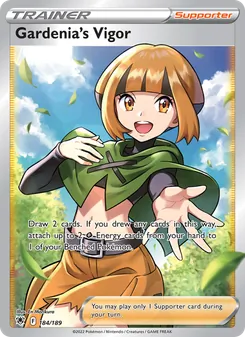 Gardenia's Vigor — Astral Radiance #184, 2022. Illustrated by En Morikura.
